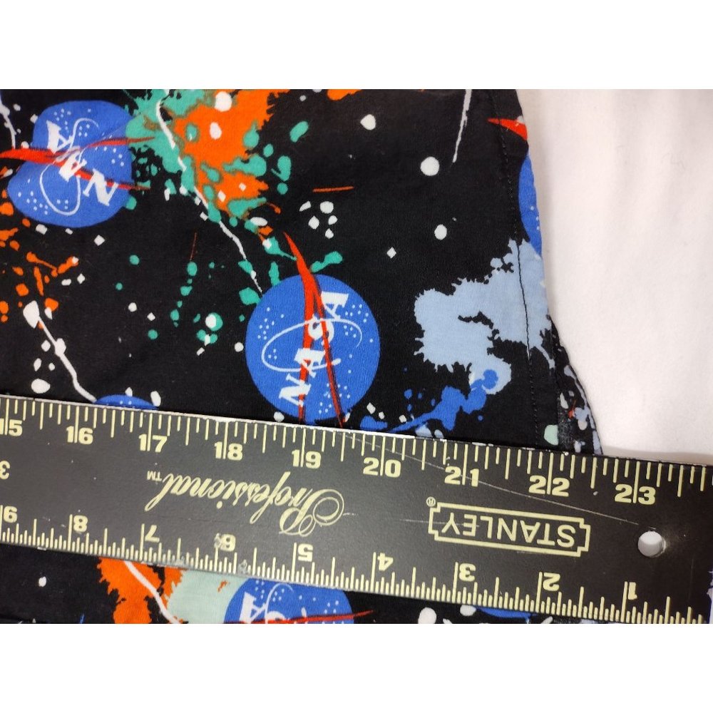Triumph Over Tragedy Nasa Shirt Boys size 10/12 Med button front short sleeve - Picture 7 of 10